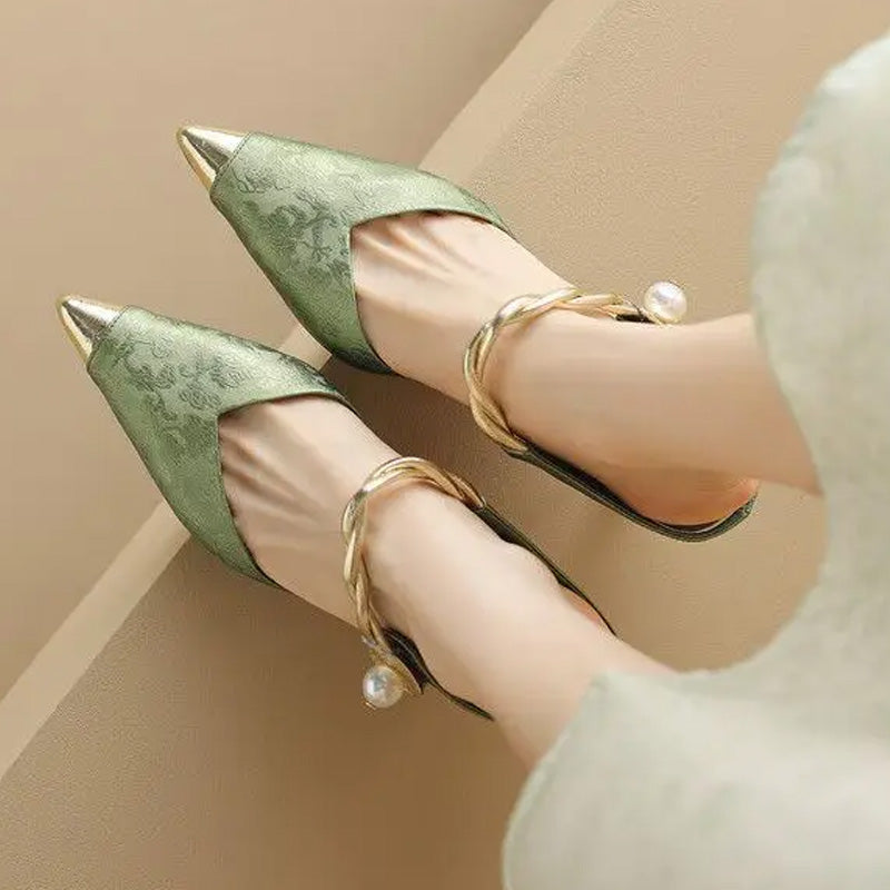 Levin Pearl Twist Pantoletten