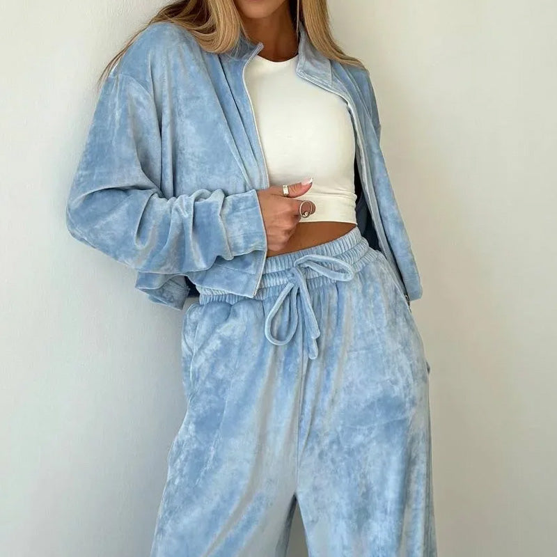 Blair Samt-Set