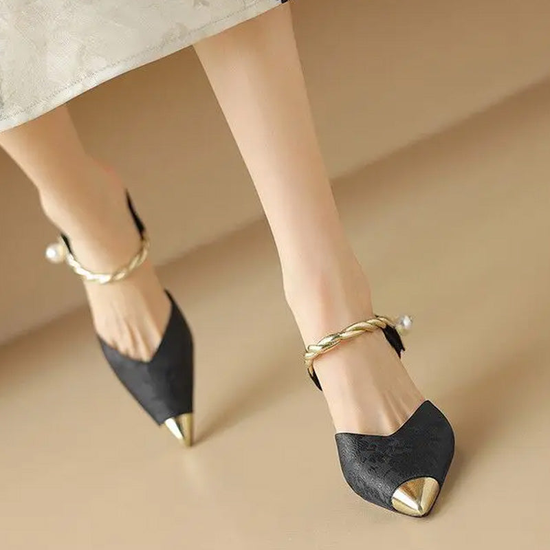 Levin Pearl Twist Pantoletten
