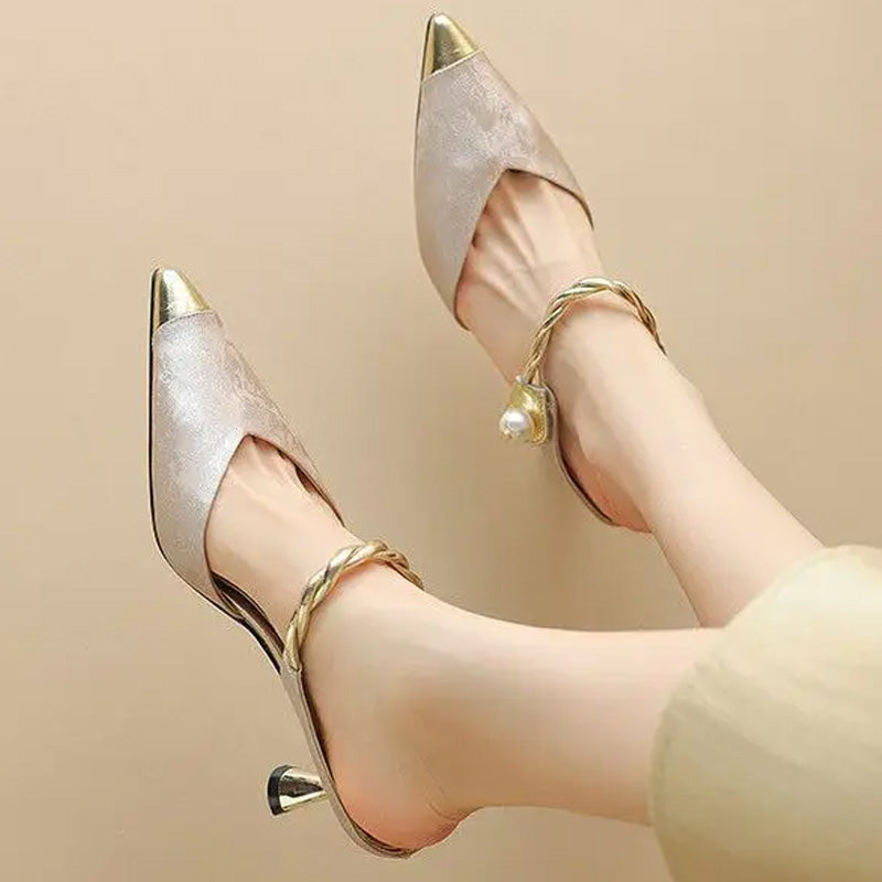 Levin Pearl Twist Pantoletten