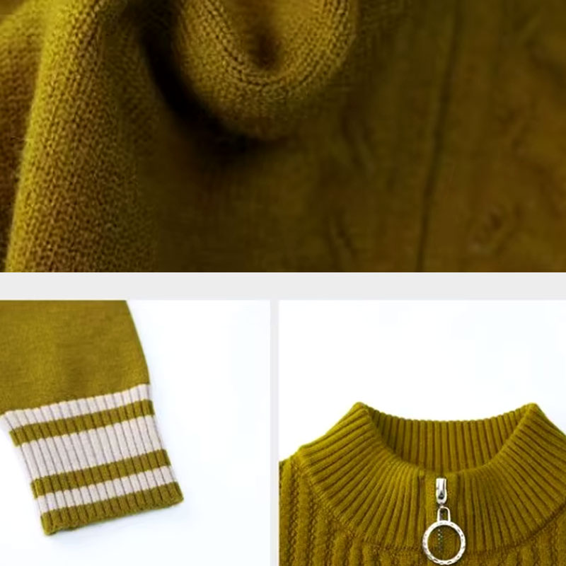 Anne Rollkragen-Cardigan