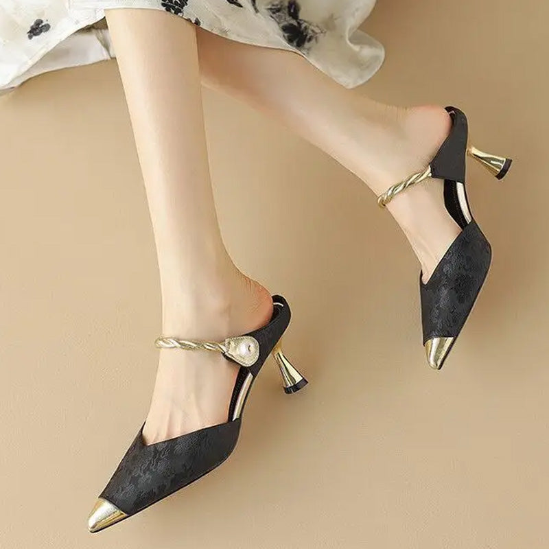 Levin Pearl Twist Pantoletten