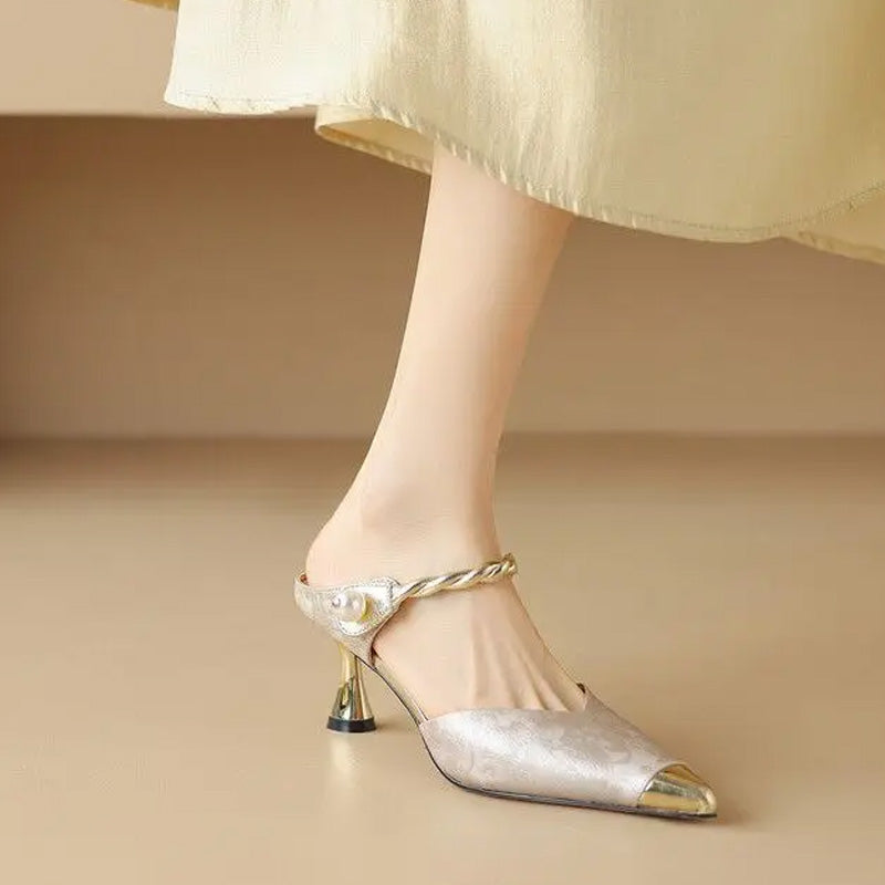 Levin Pearl Twist Pantoletten