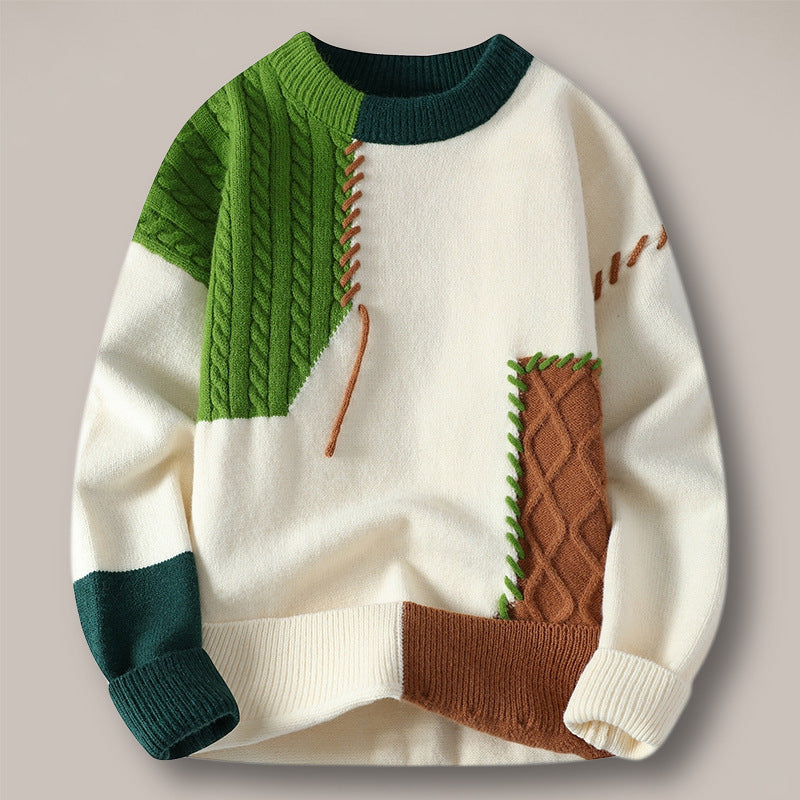 Patchwork-Strick-Crew