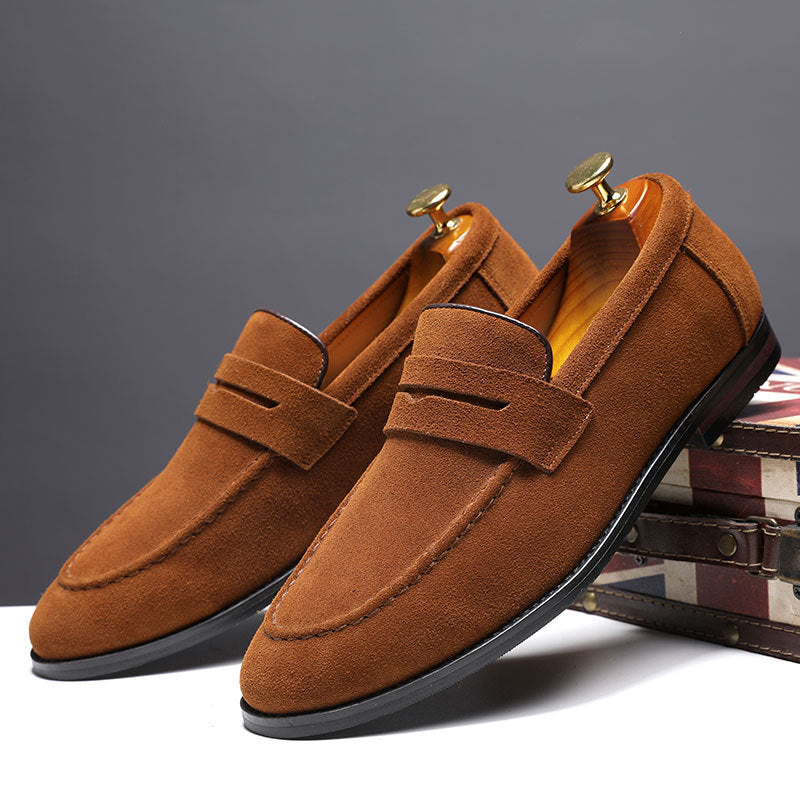 Belmore Wildleder-Pennyloafer
