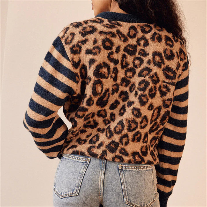 Savanna Leopardenpullover