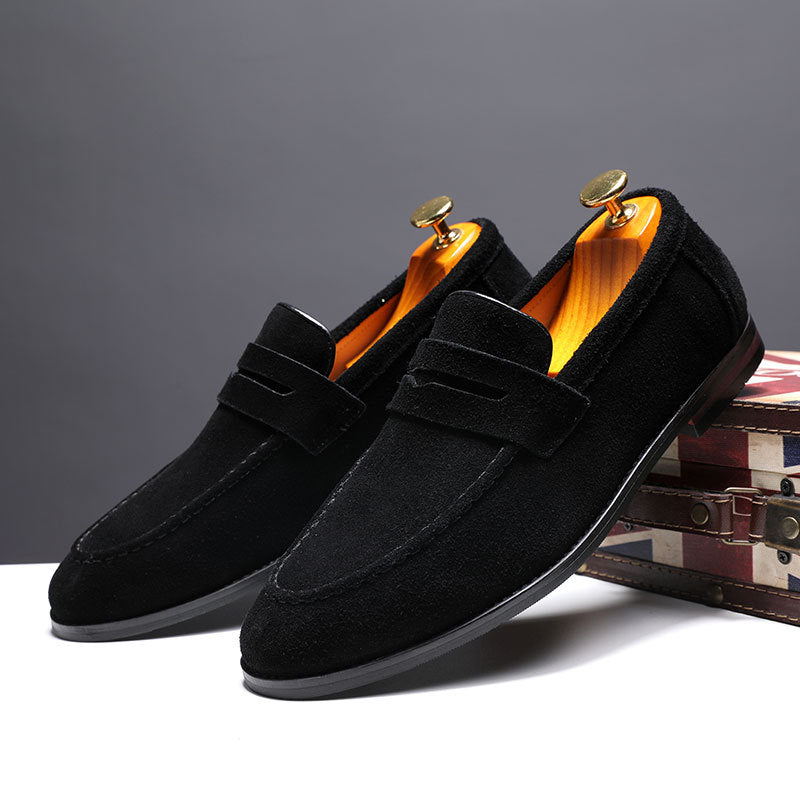 Belmore Wildleder-Pennyloafer