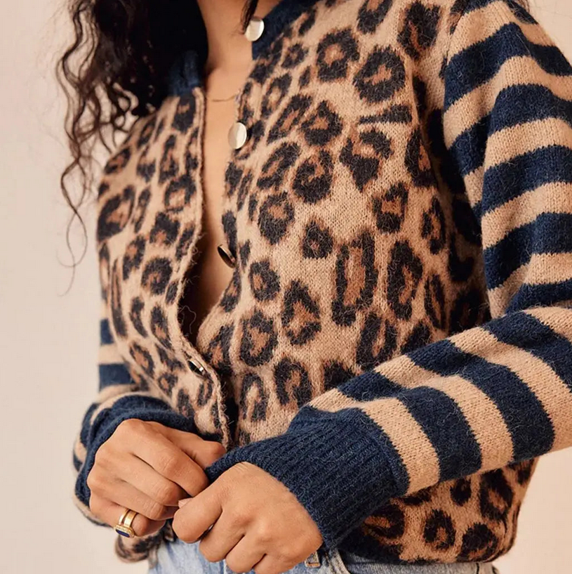 Savanna Leopardenpullover
