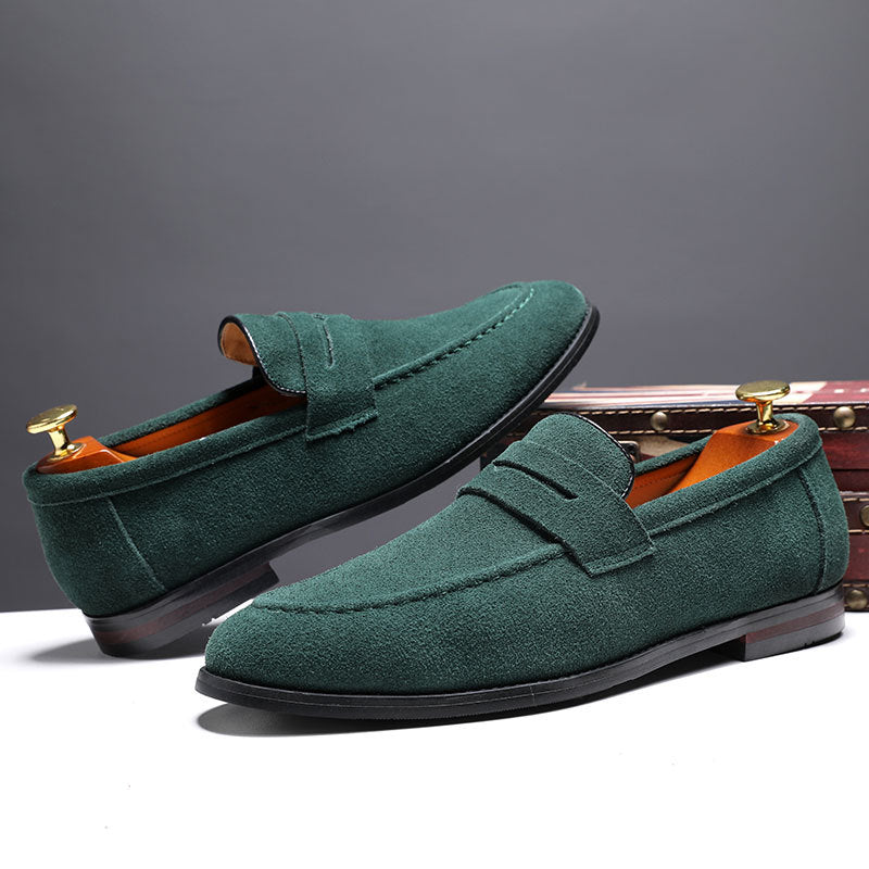 Belmore Wildleder-Pennyloafer
